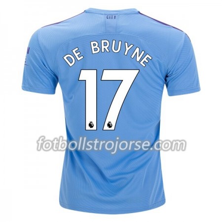 Manchester City Matchtröjor De Bruyne 17 Hemma Fotbollströja 2019-2020 Manchester City Matchtröjor De Bruyne 17 Hemma Fotbollströja 2019-2020